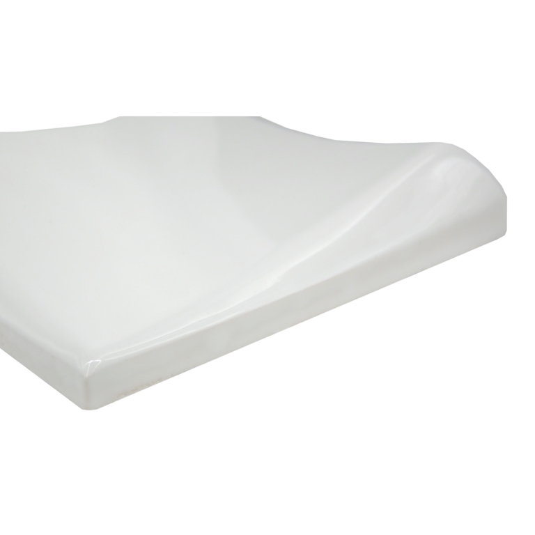 PLURIFY - 6X6 WAVE, WHITE, GLOSSY